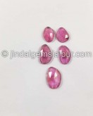 Rubellite Rose Cut Slices